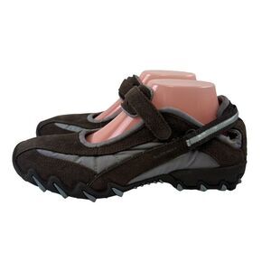 Mephisto Allrounder Niro Mary Jane Brown Suede Hiking Active Comfort Womens 9
